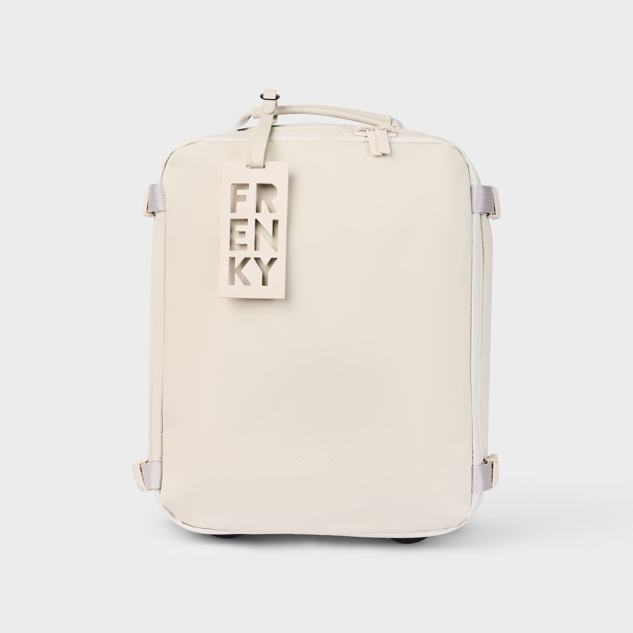FRENKY Underseat Trolley Stone Grey | Free Carry-On 40×30×20 cm (Wheels Included)